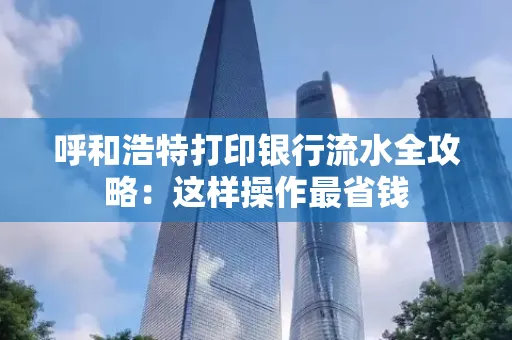 呼和浩特打印银行流水全攻略:这样操作最省钱