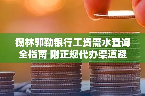 锡林郭勒银行工资流水查询全指南 附正规代办渠道避坑