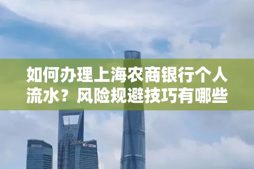如何办理上海农商银行个人流水?风险规避技巧有哪些?