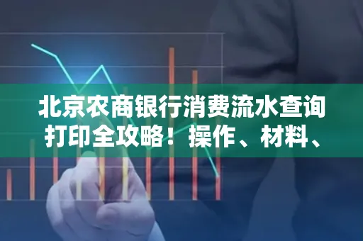 北京农商银行消费流水查询打印全攻略！操作、材料、避坑指南都在这里