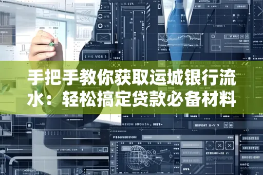 手把手教你获取运城银行流水：轻松搞定贷款必备材料