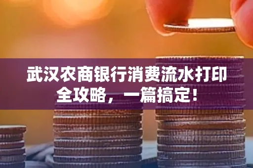 武汉农商银行消费流水打印全攻略，一篇搞定！