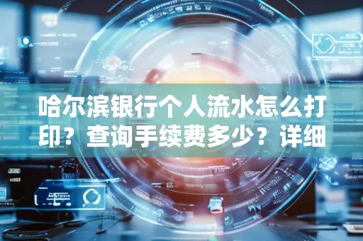 哈尔滨银行个人流水怎么打印?查询手续费多少?详细流程及省钱攻略!