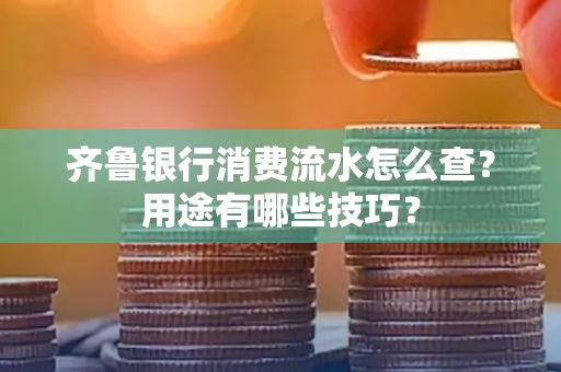 齐鲁银行消费流水怎么查?用途有哪些技巧?