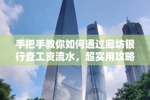 手把手教你如何通过廊坊银行查工资流水,超实用攻略不走弯路