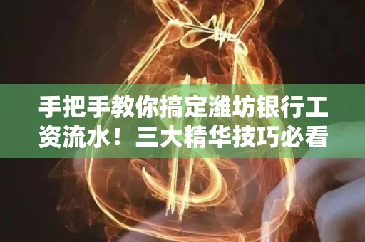 手把手教你搞定潍坊银行工资流水!三大精华技巧必看