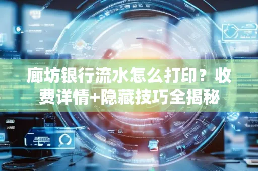 廊坊银行流水怎么打印?收费详情+隐藏技巧全揭秘