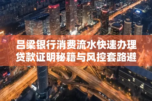 吕梁银行消费流水快速办理贷款证明秘籍与风控套路避坑指南