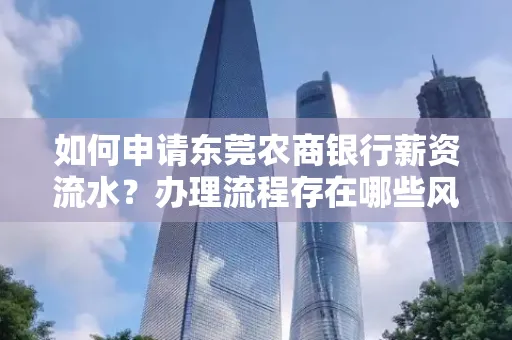 如何申请东莞农商银行薪资流水?办理流程存在哪些风险?