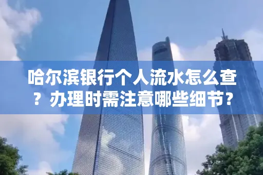 哈尔滨银行个人流水怎么查？办理时需注意哪些细节？快速获取技巧
