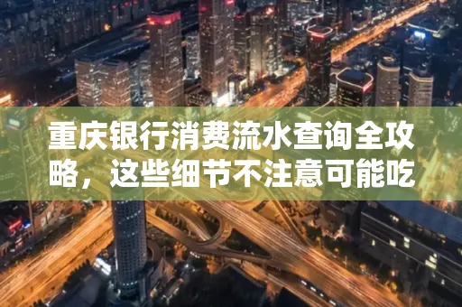 重庆银行消费流水查询全攻略,这些细节不注意可能吃大亏