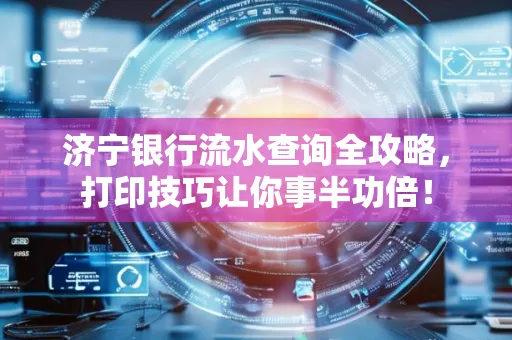济宁银行流水查询全攻略,打印技巧让你事半功倍!
